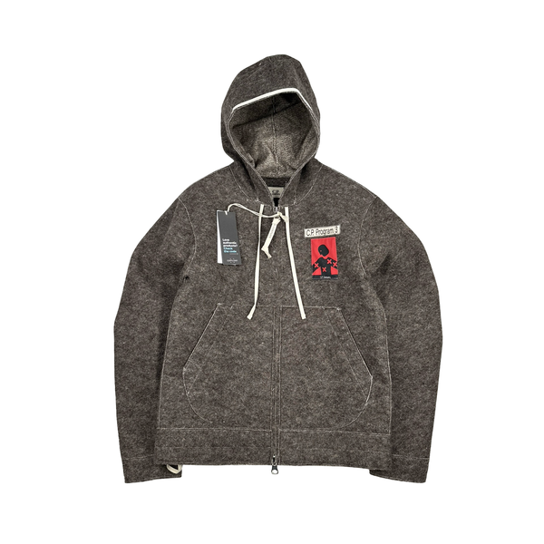 CP Company Program 3 Felted Wool Hooded Jacket - XS - Small