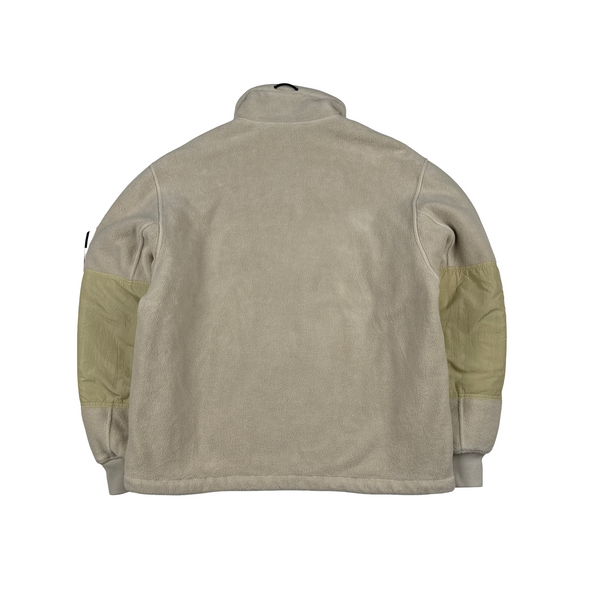 Stone Island Cotton Pile Nylon-TC Zip up Fleece - Large