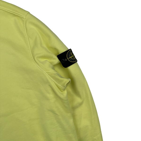 Stone Island 2019 Yellow Cotton Crewneck Jumper - XXL