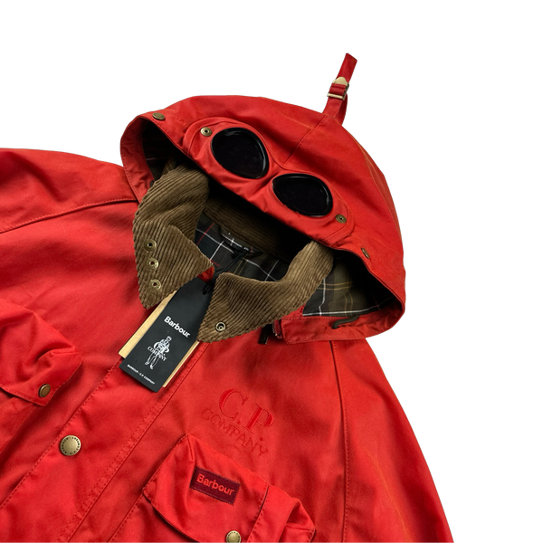 CP Company x Barbour Multi Pocket 500 Mille Waxed Jacket - XL