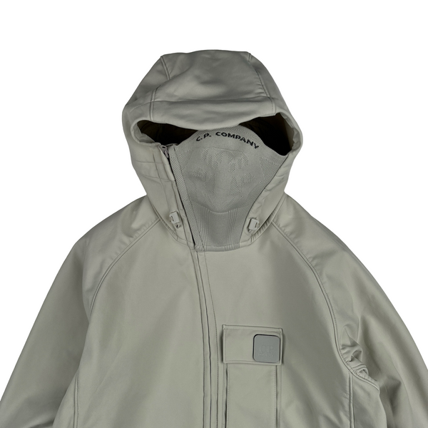 CP Company Cream Soft Shell R Metropolis Jacket - Large