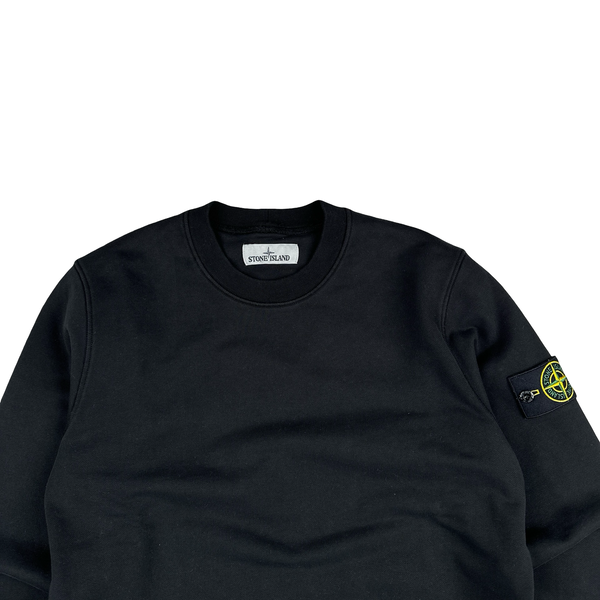 Stone Island 2020 Black Crewneck Sweatshirt - Small