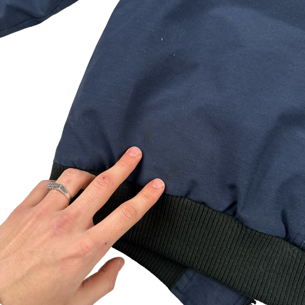 Canada Goose Navy Down Filled Bromley Bomber Jacket - Large