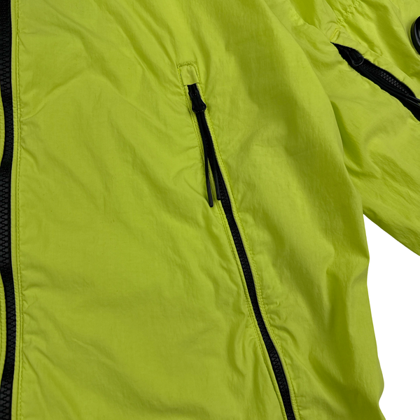 CP Company 50 Fili Yellow Hooded Jacket - Large