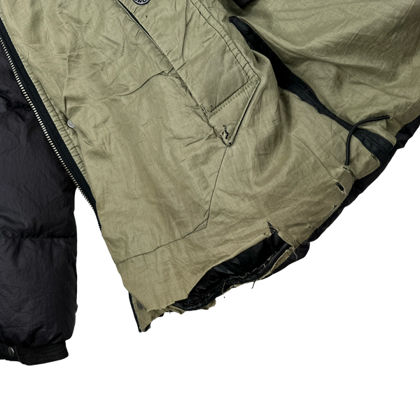 Stone Island 2015 Black Reversible Down Puffer Jacket - Large