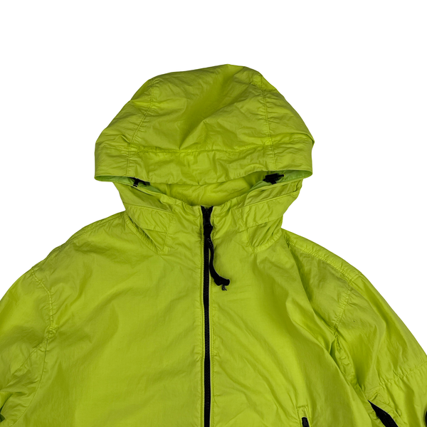 CP Company 50 Fili Yellow Hooded Jacket - Large