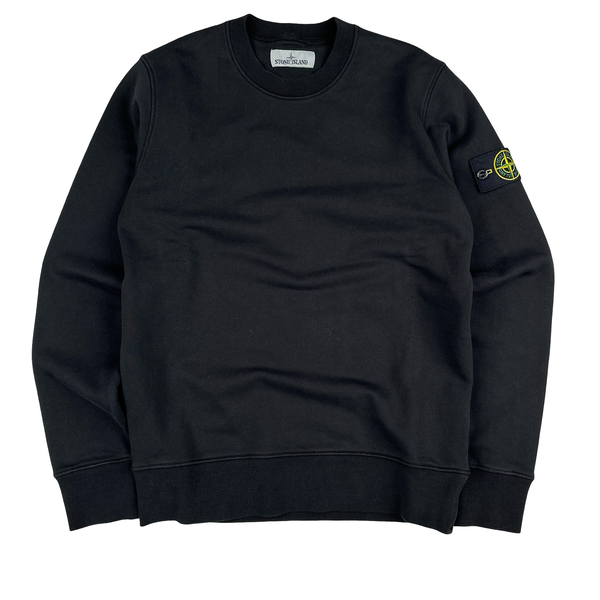 Stone Island 2020 Black Crewneck Sweatshirt - Small