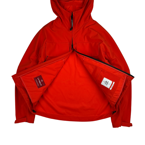 CP Company Orange Shell R Google Multi Pocket Zipped Jacket - Medium