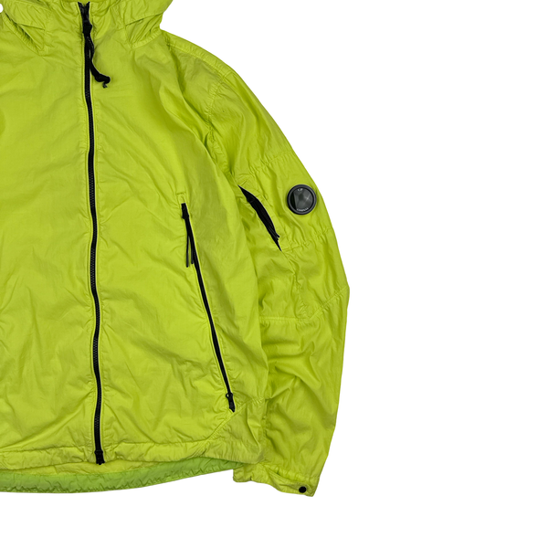 CP Company 50 Fili Yellow Hooded Jacket - Large