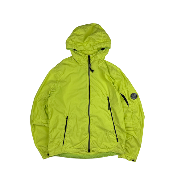 CP Company 50 Fili Yellow Hooded Jacket - Large