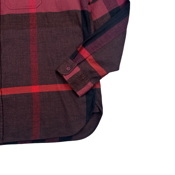 Burberry Nova Check Button Up Flannel Shirt - XXL