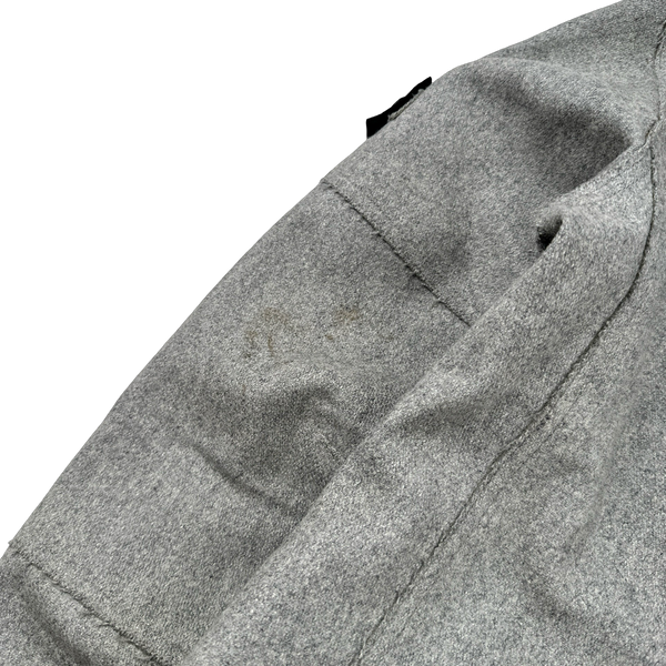 Stone Island 2009 Grey Wool Shadow Project Field Jacket - Large
