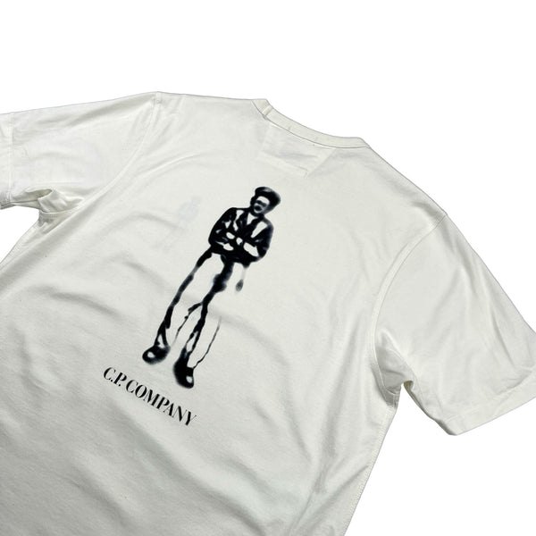 CP Company Mercerized Cotton Chester Perry Graphic T Shirt - Large