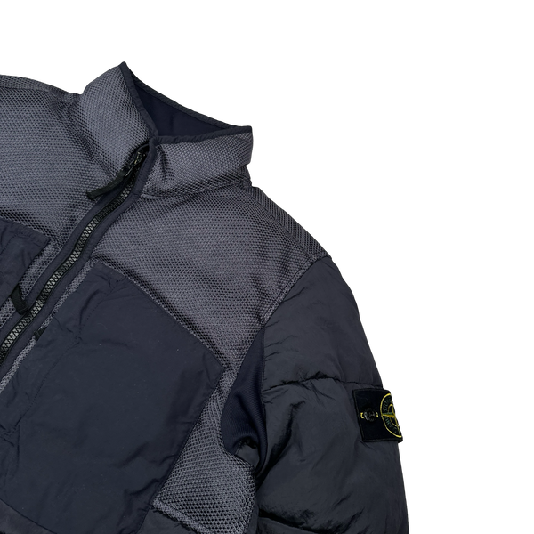 Stone Island 2021 Modified Panama 6/3 HT Nylon Mix Fabrics Down- TC Puffer - Small