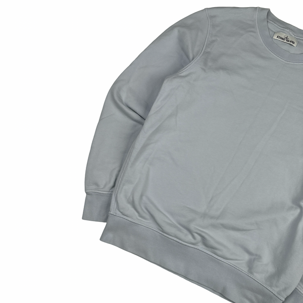 Stone Island 2020 Baby Blue Crewneck Sweatshirt - Medium
