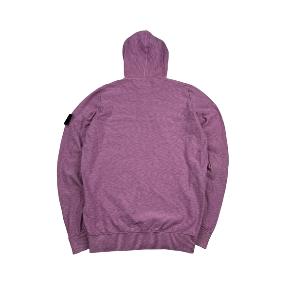 Stone Island 2020 Pink Knit Hoodie - Medium