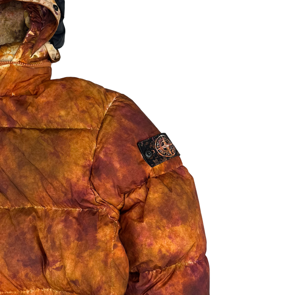 Stone Island x Supreme Paintball Camo Crinkle Reps Puffer Jacket - Small