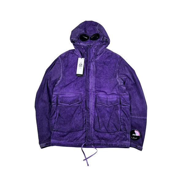 CP Company x Palace Purple Nylon La Mille Goggle Jacket - XS
