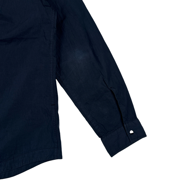 Stone Island 2011 Navy Cotton Double Pocket Overshirt - XL