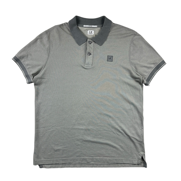 CP Company Grey Tacting Polo Shirt Large