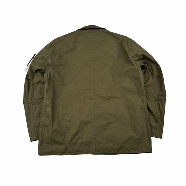 Stone Island 2023 Khaki O-Ventile Ghost Jacket - 3XL