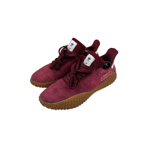 CP Company X Adidas Burgundy Kamanda Trainers - UK 9