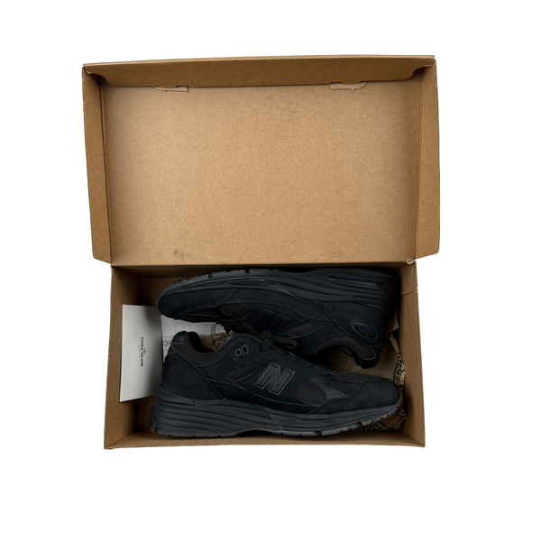Stone Island x New Balance Ghost Black 991 Trainers - UK 9