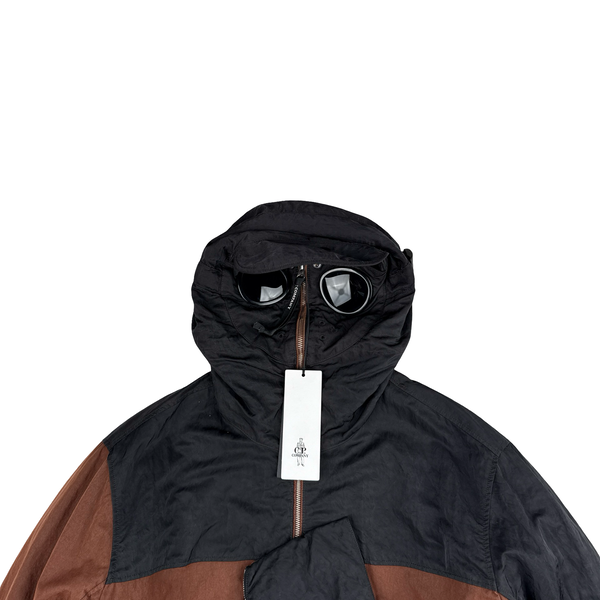 CP Company Black 50 Fili Quilted Explorer Cargo Jacket - XL