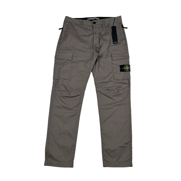 Stone Island 2024 Taupe Regular Fit Cargos - 31"