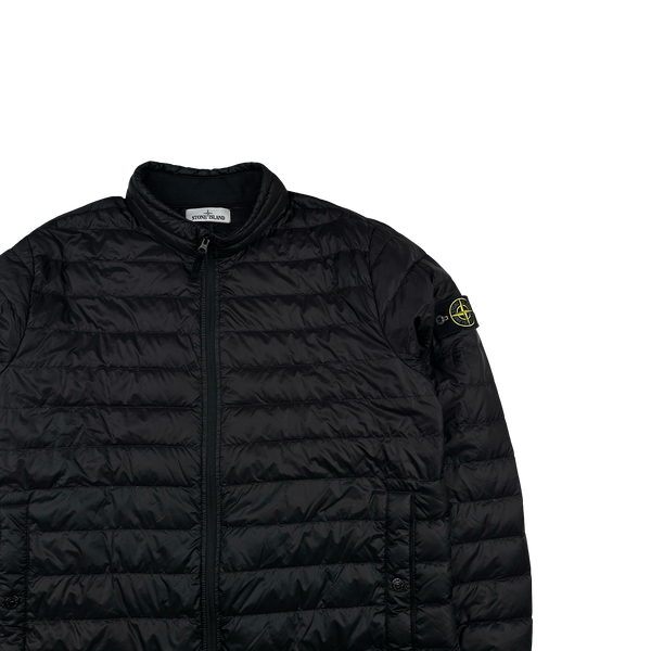 Stone Island 2015 Black Micro Rip Stop 7 Den/Down Jacket - XXL