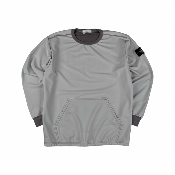 Stone Island 2019 Plated Reflective Crewneck Pullover - Large
