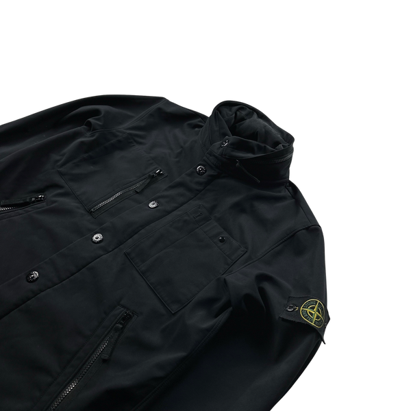 Stone Island Black 2011 Soft Shell R Jacket - Large