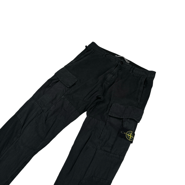 Stone Island 2016 Black Cargo Trousers - 31"