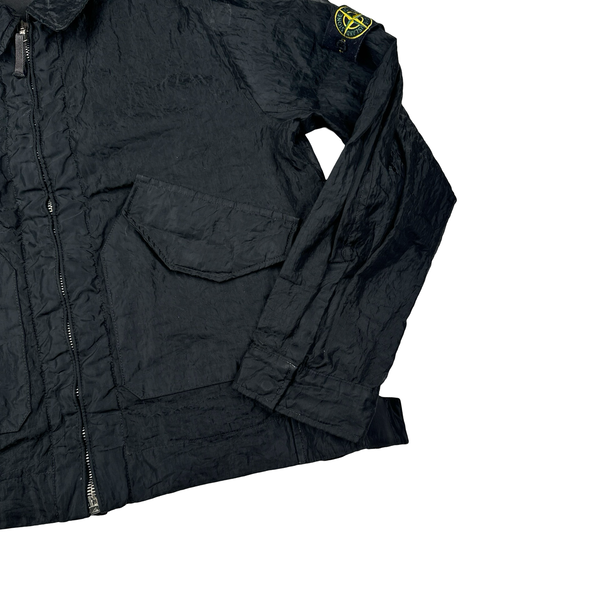 Stone Island 2001 Black Boxy Fit Jacket - Large