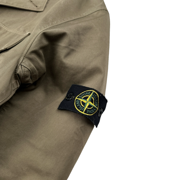 Stone Island 2006 Brown Dutch Rope Lined Winter Jacket - Small