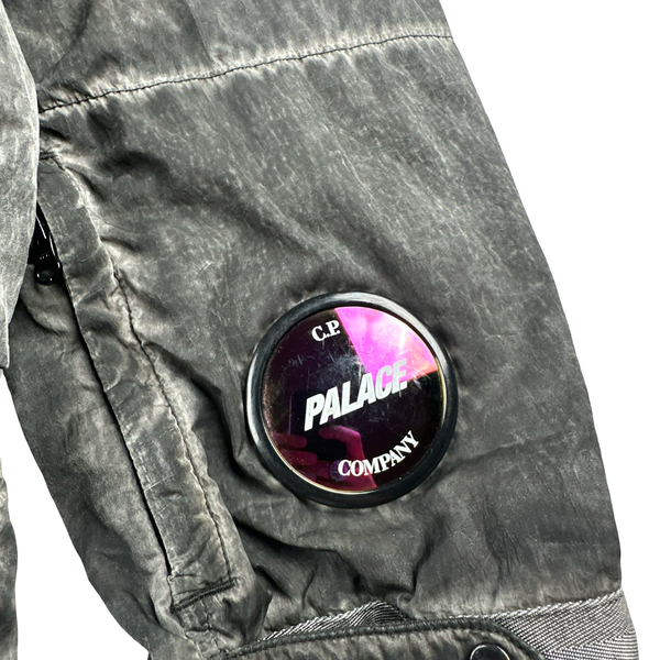 CP Company x Palace Grey Nylon La Mille Goggle Jacket - XL