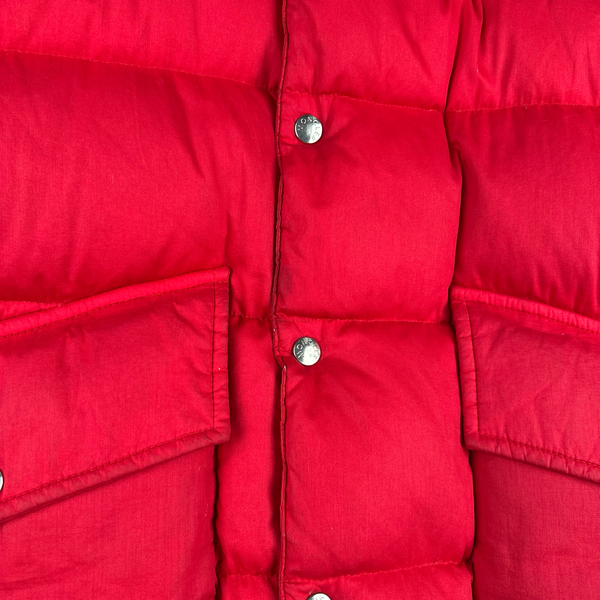 Moncler Norme Afnor Red Down Filled Jacket - Large