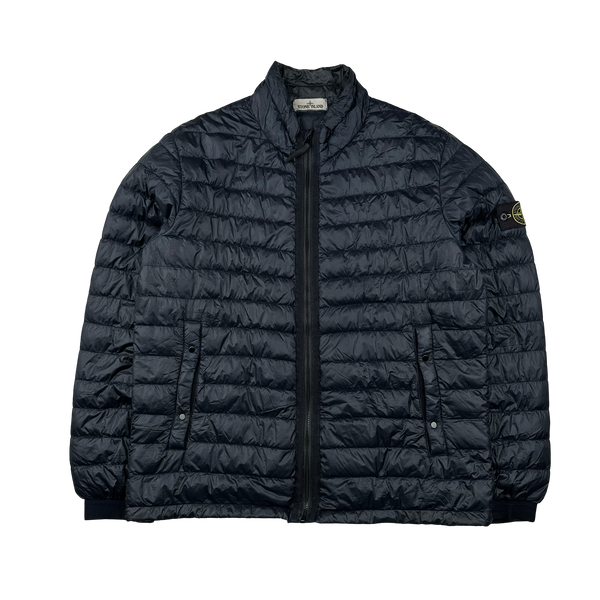 Stone Island 2014 Navy Garment Dyed Down Jacket - XXL