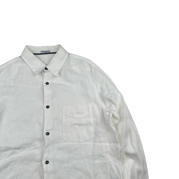 Stone Island 2006 Lino Flax Buttoned Shirt - XL