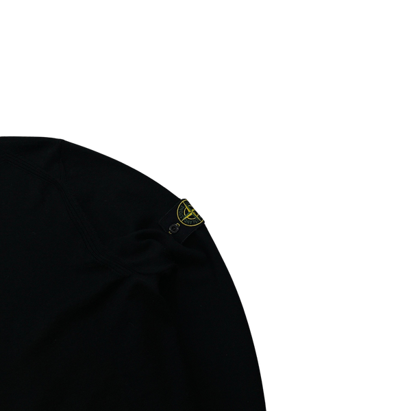Stone Island 2019 Black Roll Neck Knit Jumper - Large