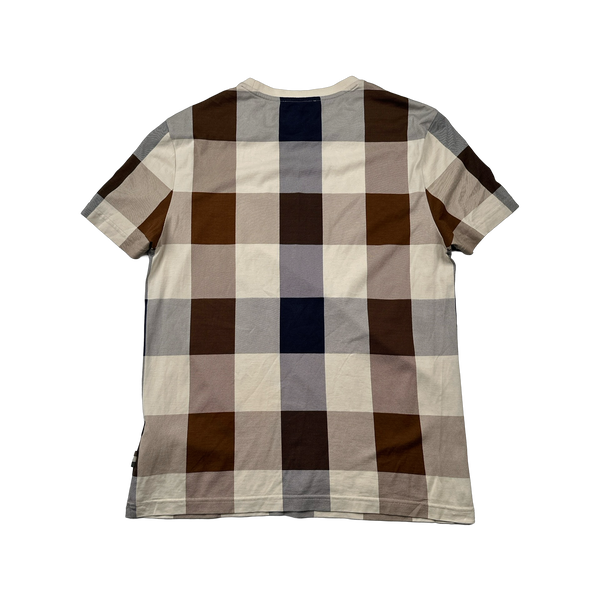 Aquascutum Jumbo Checked T Shirt - Small