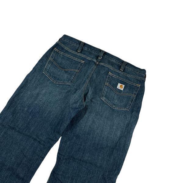 Carhartt Dark Denim Loose Fit Jeans - 38"