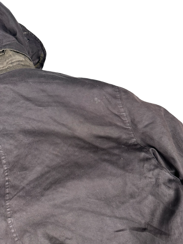 Stone Island 2005 Paul Harvey Lino Flax Dutch Rope Fishtail Parka Jacket - XL