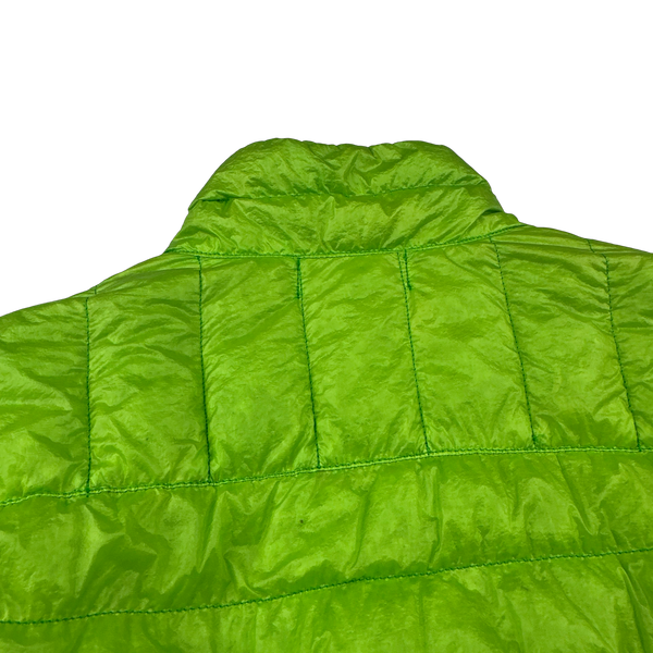 Stone Island 2016 Lime Green Garment Dyed Puffer Jacket - Medium