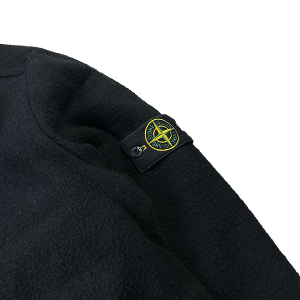Stone Island Vintage Wool Contrast Stitch Collared Jacket - XL