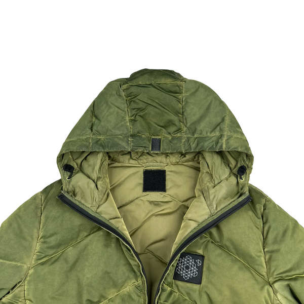 Plurimus Green Quilted Down Jacket - XL