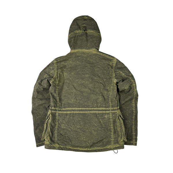 CP Company Green Nycra Goggle Hooded Jacket - XL