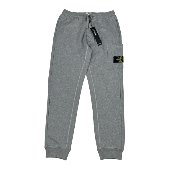 Stone Island 2024 Grey Cotton Joggers - Medium