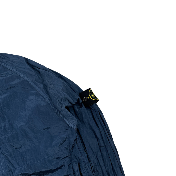 Stone Island 2014 Blue Nylon Metal Shimmer Jacket - Large
