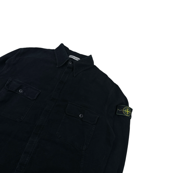 Stone Island Vintage 1998 Moleskin Cotton Overshirt - XL